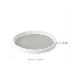 1pc Turntable Shelf Kitchen Storage Rack Non-slip Rotating Shelf