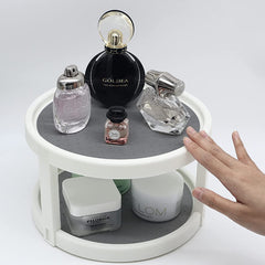 1pc Turntable Shelf Kitchen Storage Rack Non-slip Rotating Shelf