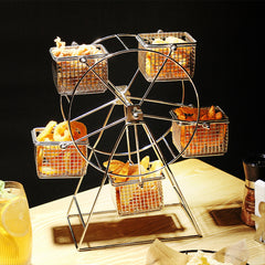 Creative Stainless Steel Ferris Wheel Dessert Rack