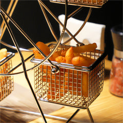 Creative Stainless Steel Ferris Wheel Dessert Rack