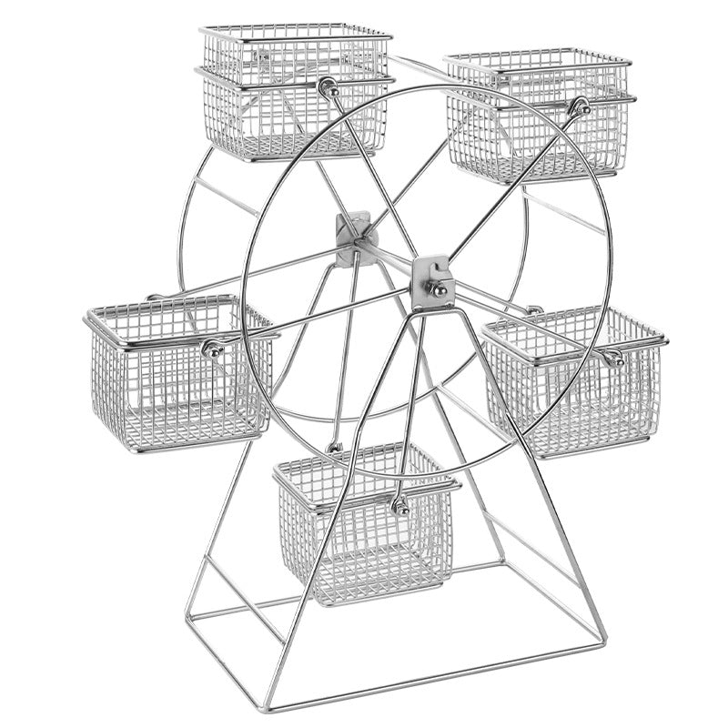 Creative Stainless Steel Ferris Wheel Dessert Rack