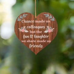 Chance Us Colleagues Colleague Gift Friendship Plaque