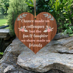 Chance Us Colleagues Colleague Gift Friendship Plaque