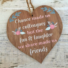 Chance Us Colleagues Colleague Gift Friendship Plaque