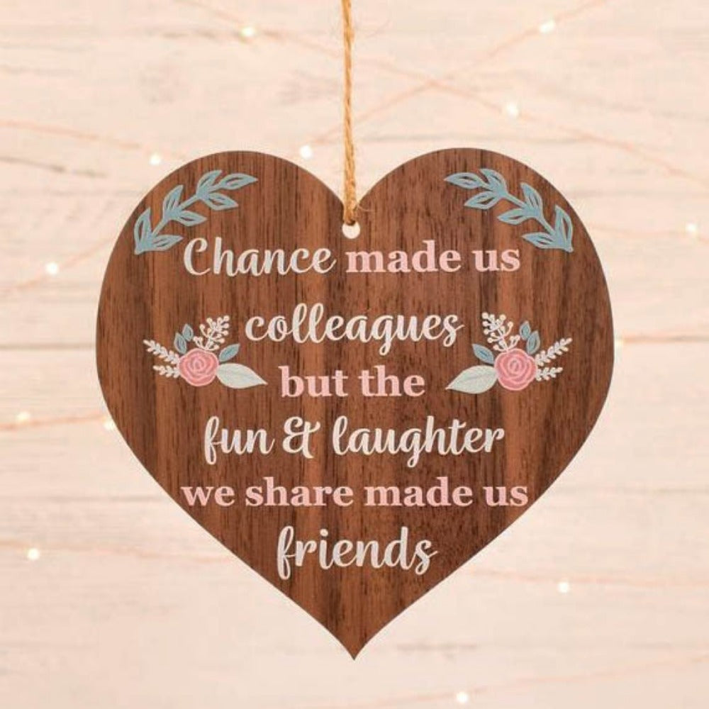 Chance Us Colleagues Colleague Gift Friendship Plaque