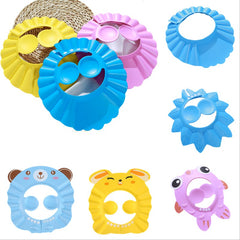 Adjustable Baby Bath Shower Hat Ear Protection Shampoo Cap