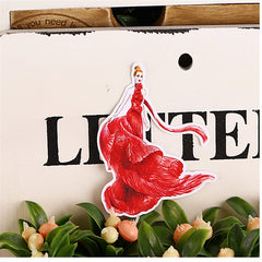 22pcs Creative Self Show Field Girl Scrapbooking Sticker DIY Craft Decoration
