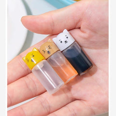 3pcs 6pcs Mini Seasoning Sauce Bottle Cartoon Soy Sauce Containers