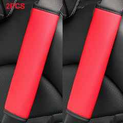 Car Seat Belt Cover Pore Pu Breathable Universal Auto Seat Belt Covers