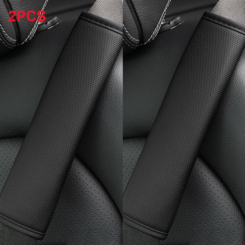 Car Seat Belt Cover Pore Pu Breathable Universal Auto Seat Belt Covers
