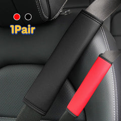 Car Seat Belt Cover Pore Pu Breathable Universal Auto Seat Belt Covers