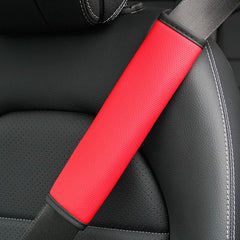 Car Seat Belt Cover Pore Pu Breathable Universal Auto Seat Belt Covers