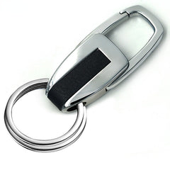 Silver Key Chain Double Ring - Separate Your Home And Office Keys