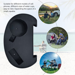 Outdoor Recliner Tray Cup Holder for Chair Beach Garden