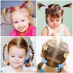 Cartoon Flowers Star Bow Hair Bands for Baby Girls Kids