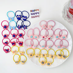 Cartoon Flowers Star Bow Hair Bands for Baby Girls Kids