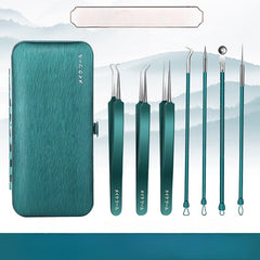 Acne Needle Set Pimple Remover Tweezers Medical Cleaning Tool