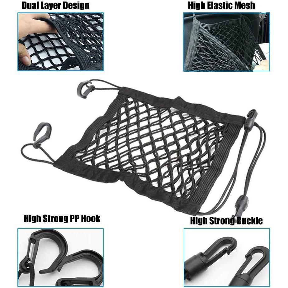 Car Organizer Net Mesh Trunk Storage Seat Holder