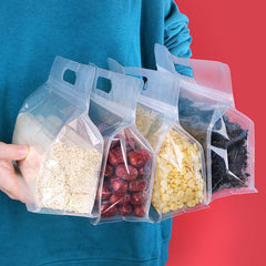 10PCS Clear Self Sealing Bag Food Snack Storage Moisture Proof Packing Bag