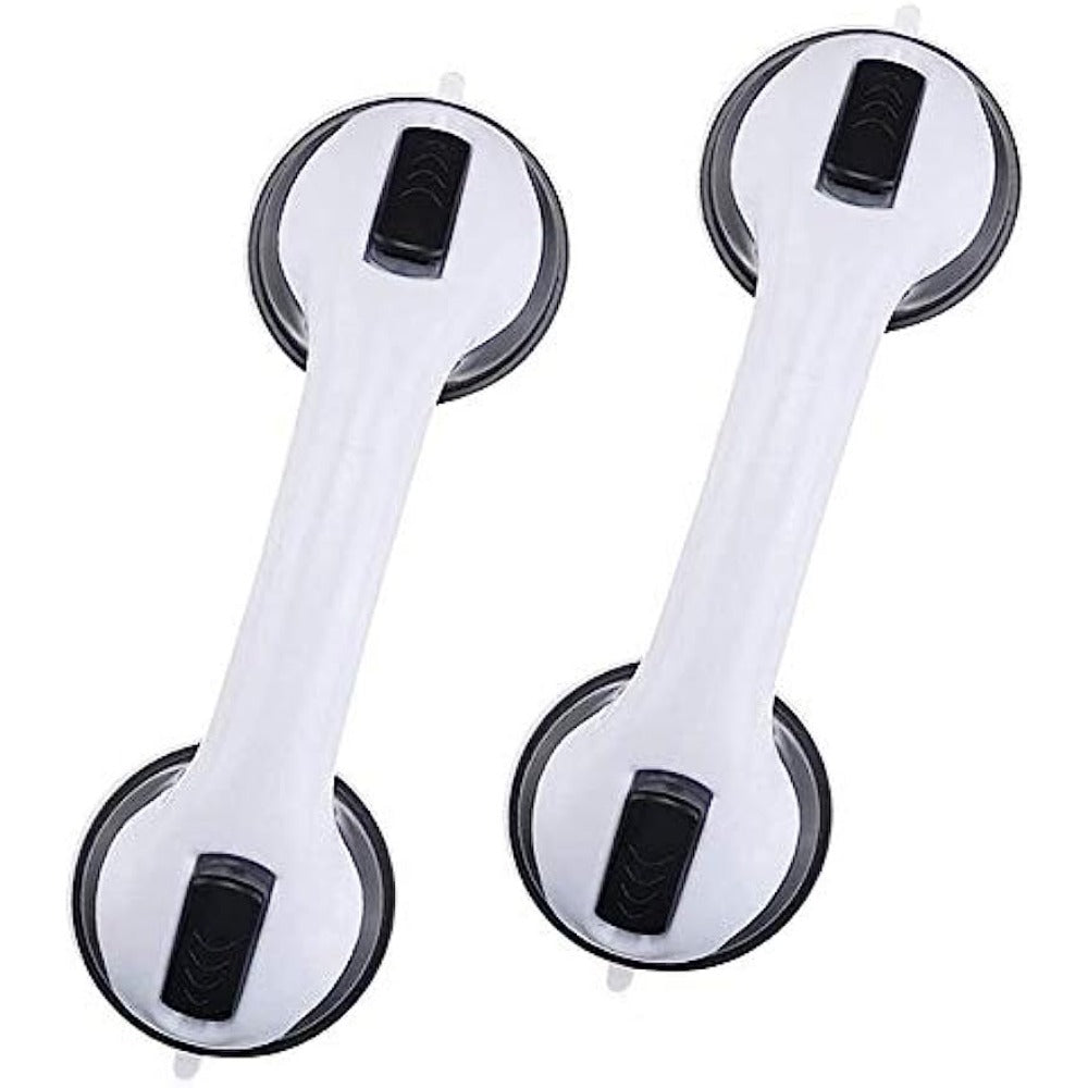 Suction Grab Bar Bathroom Handle Dual Locking Anti Slip