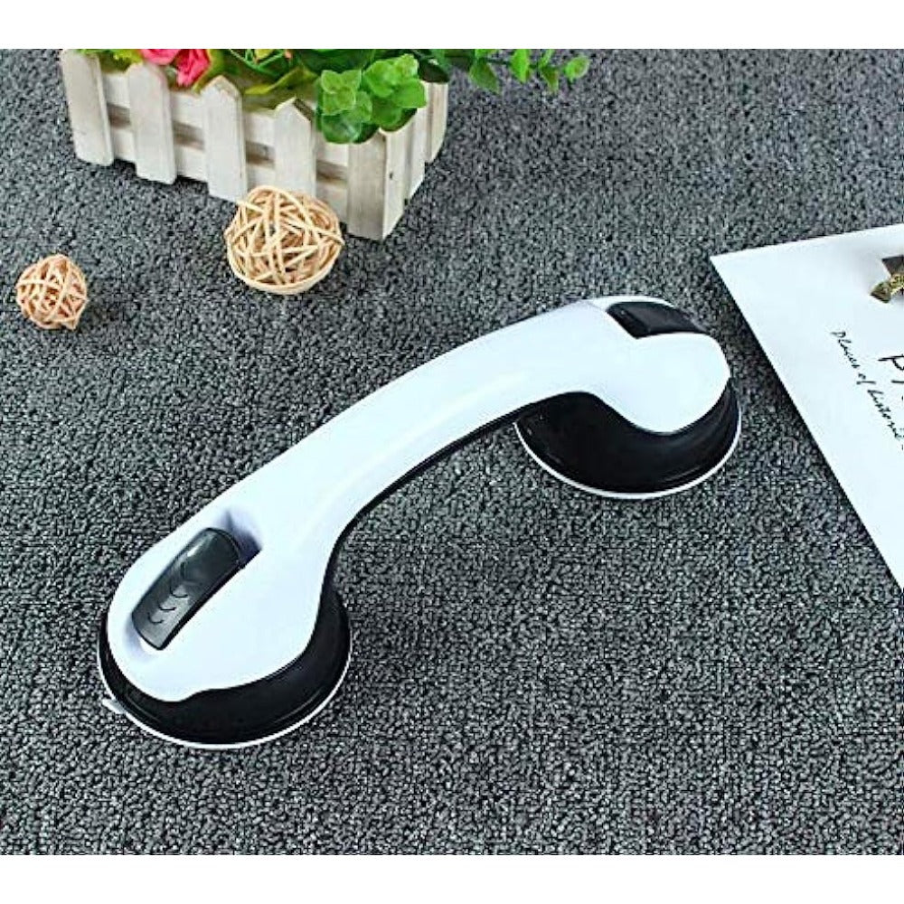 Suction Grab Bar Bathroom Handle Dual Locking Anti Slip