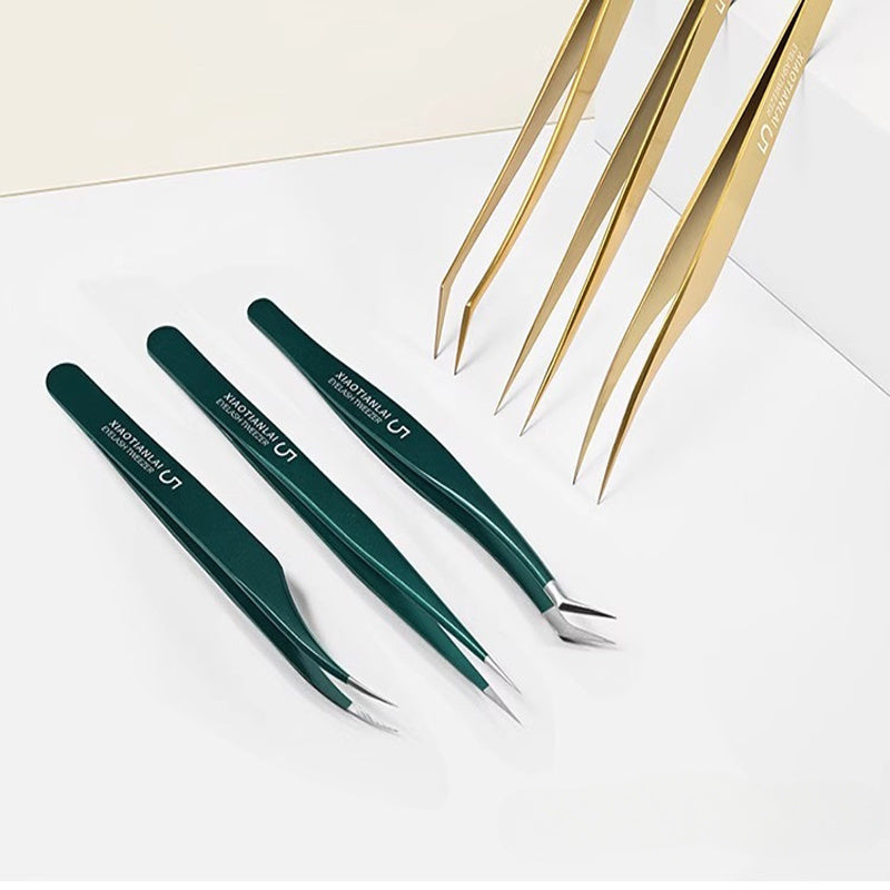 3pcs Acne Clip Ultra Fine Tweezers Pimple Clearing Tool