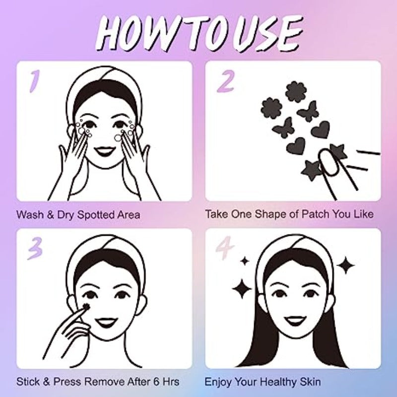 100Pcs Invisible Acne Removal Pimple Patch Butterfly Shape Beauty Tools