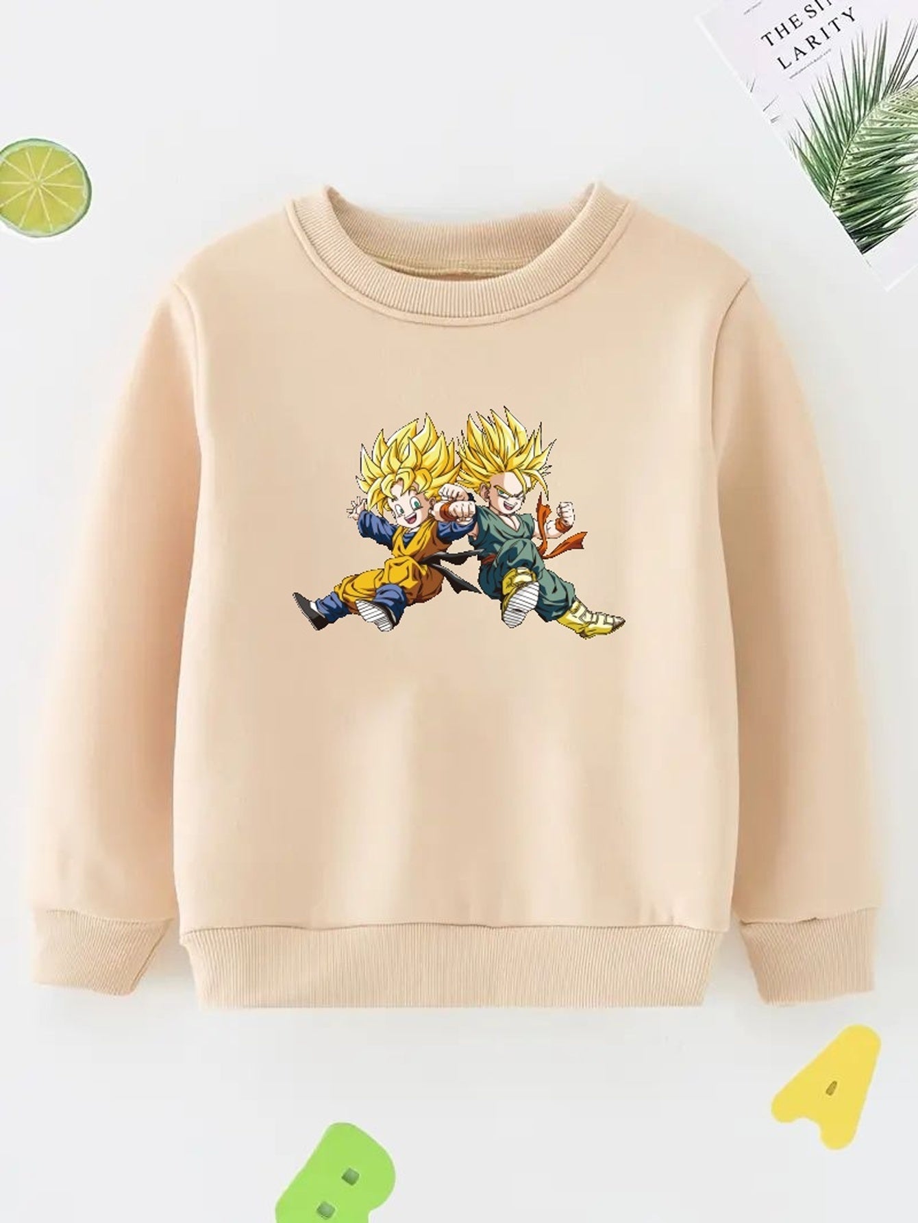 Boy's Anime Kids Graphic Sweatshirt Casual Long Sleeve Shirt