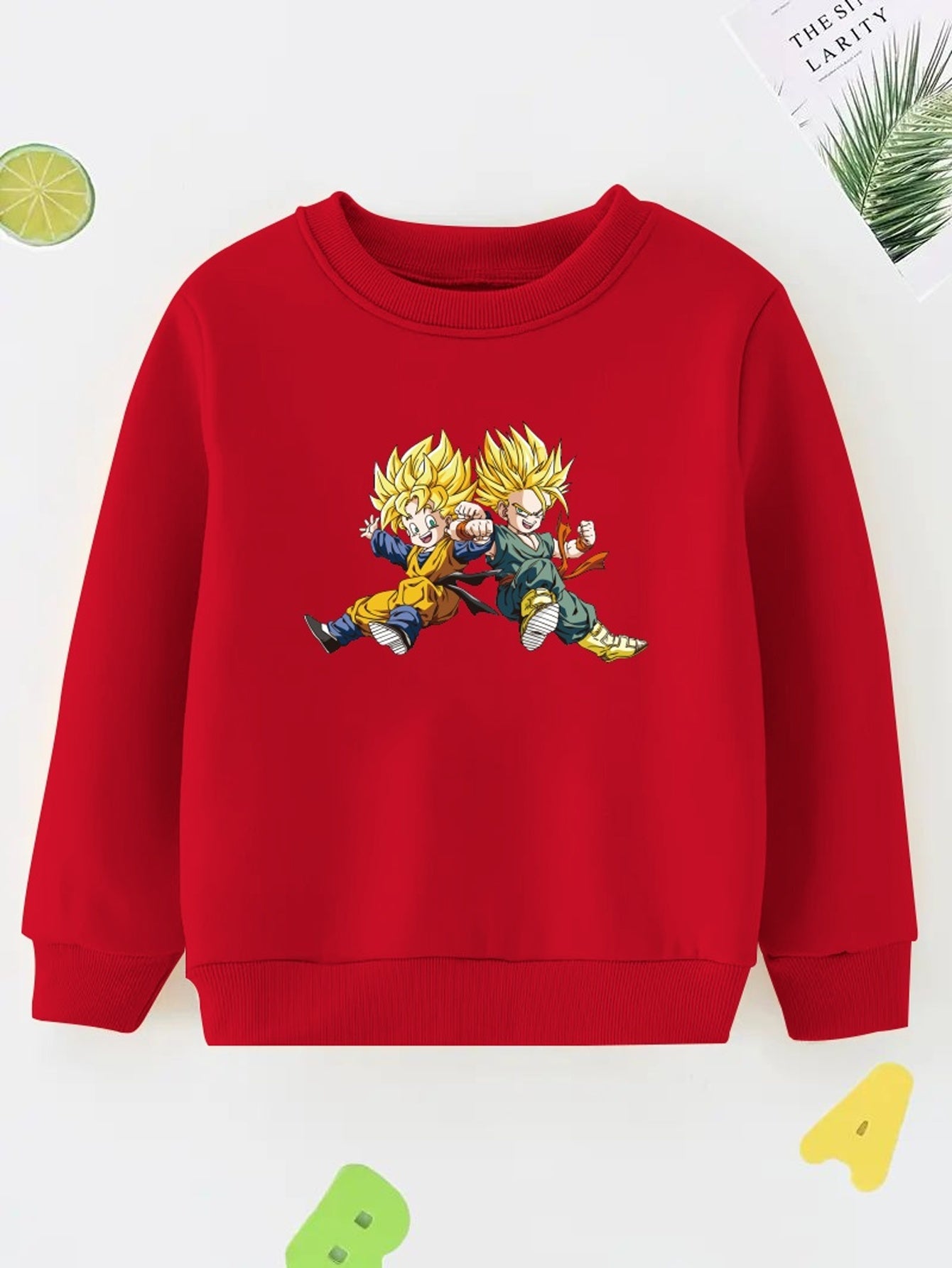 Boy's Anime Kids Graphic Sweatshirt Casual Long Sleeve Shirt