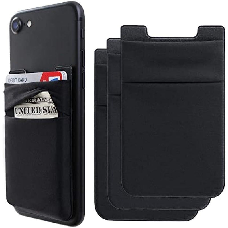 Phone Card Holder Stretchy Wallet Pocket Credit Card ID Case Pouch Sleeve