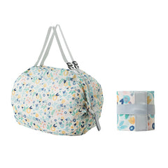 Accordion Supermarket Shopping Bag, Portable Spring Roll Bag