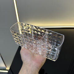 Acrylic Makeup Brush Holder Pen Organizer Box Transparent