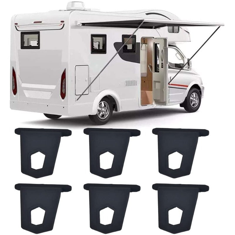 12pcs RV Awning Hook Hanger Storage Rack Portable Snap Buckles