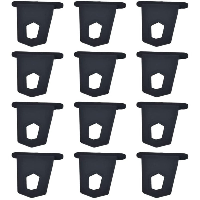 12pcs RV Awning Hook Hanger Storage Rack Portable Snap Buckles