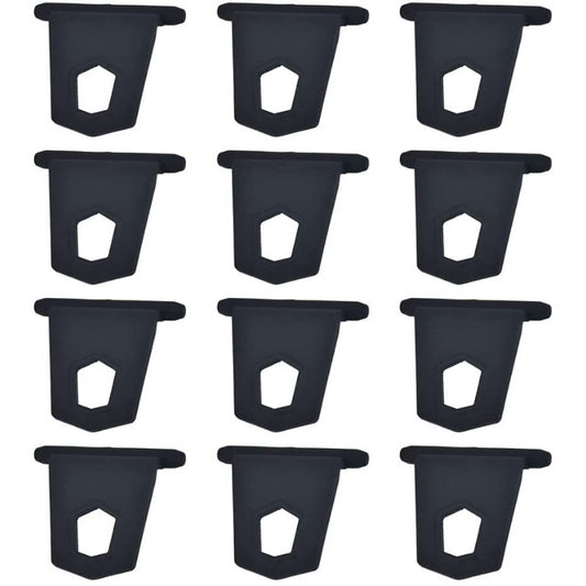 12pcs RV Awning Hook Hanger Storage Rack Portable Snap Buckles
