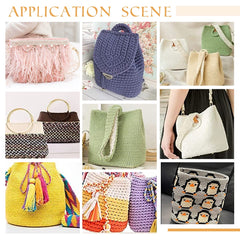 3pcs Set PU Leather Purse Bottom For Crochet 3 Sizes Bag Bottoms