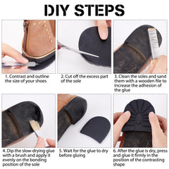 Rubber Out Sole Repair Pad for PU Leather Shoes