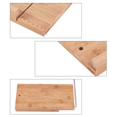 Wooden Soap Cutter DIY Soap Cutting Tool Rectangle Loaf Mould Wire Slicer Craft