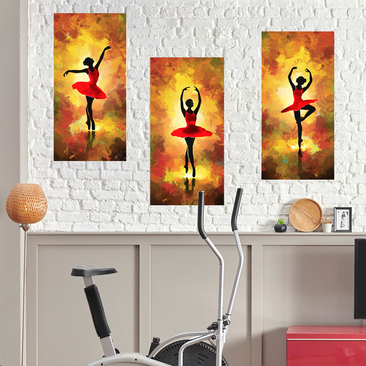 Dancing Dancer Wall Sticker One Meter Self-adhesive Room Decoration