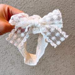 Lace Bow Headbands Hairbands Elastic Hair Accessories For Girls