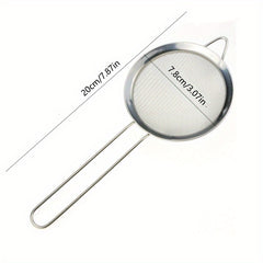 3pc Stainless Steel Mesh Sieve Strainer Colander Sifter DIY Kitchen Tool