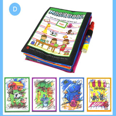Water Canvas Magic Water Drawing Book Puzzle Toy Educational Doodle