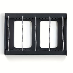 Pot Storage Rack 6 Dividers Plate & Dishes Dry Draining Rack - Lid Organizer