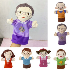 Parent Child Hand Puppet Cognition Plush Gloves
