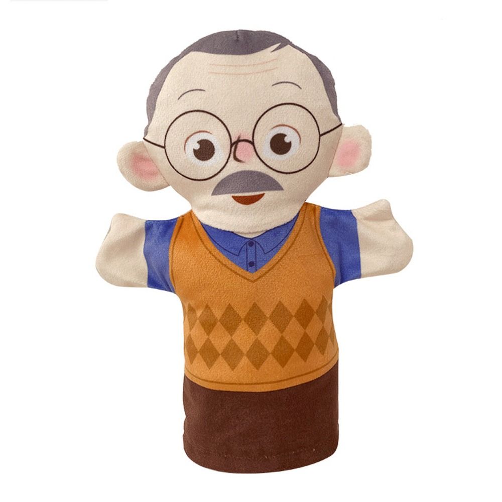Parent Child Hand Puppet Cognition Plush Gloves