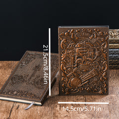 Vintage Tarot Death Notes Hardcover Relief Diary Notebooks