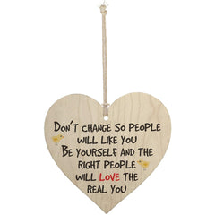 Wooden Love Plaque Friendship Gift Sign Dog Pendant Door Tag Pendant