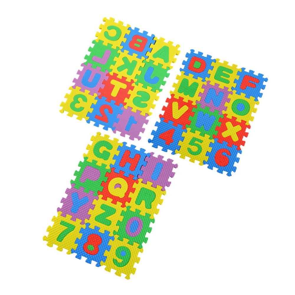 36pcs Alphabet A Puzzle Mats Foam Play Mat Kids Crawling Pad