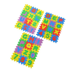 36pcs Alphabet A Puzzle Mats Foam Play Mat Kids Crawling Pad