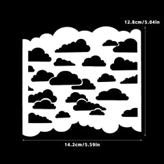 1pc Clouds Plastic Stencil For DIY Scrapbooking Embossing Background